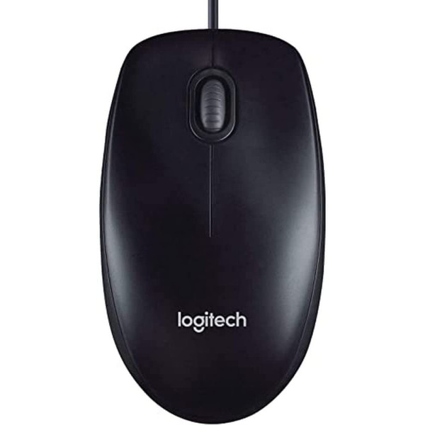 Mouse Logitech M90 optical corded USB black