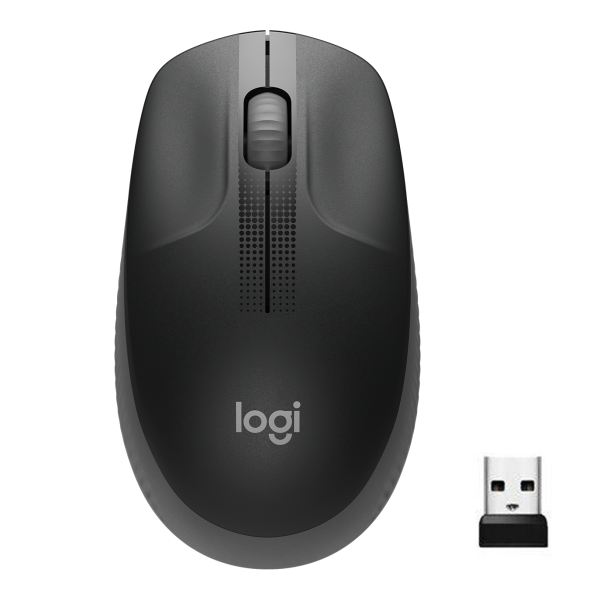 Mouse Wireless Logitech M190 optical, 1000 dpi, Grey