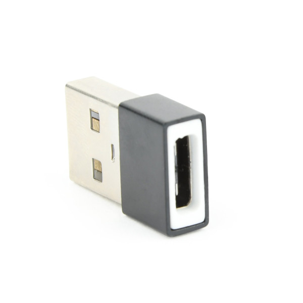ADAPTOR GEMBIRD USB 2.0 TYPE-C FEMALE BLACK