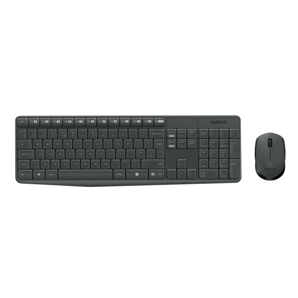 Wireless Keyboard And Mouse Logitech MK235, US, USB