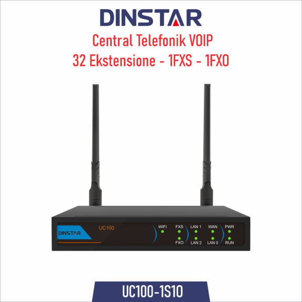 Central Telefonik Dinstar UC100-1S1O