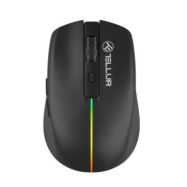 Mouse Wireless Tellur Silent Click Black