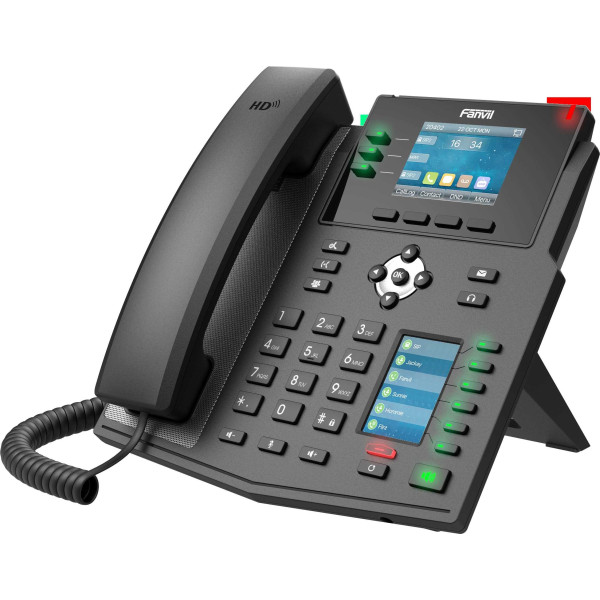 IP Phone Fanvil X4 - 4 SIP - POE Ports - NO/Power Adapter