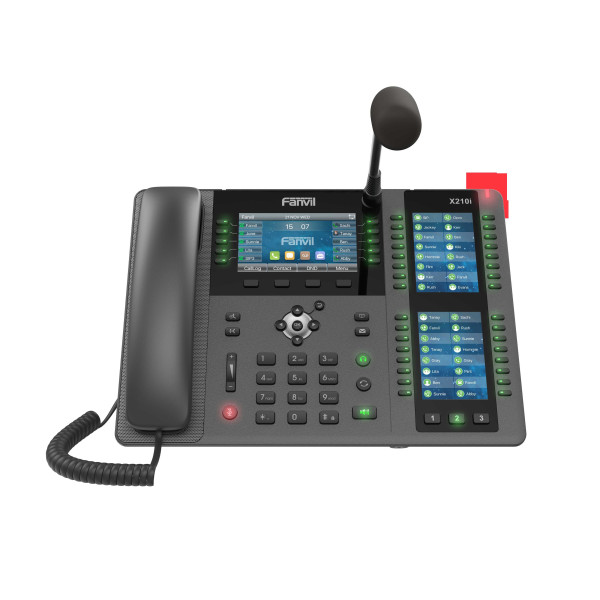 IP Phone Fanvil X210i Recepsionist Paging - 20 SIP - POE Gigabit - NO/Power Adapter