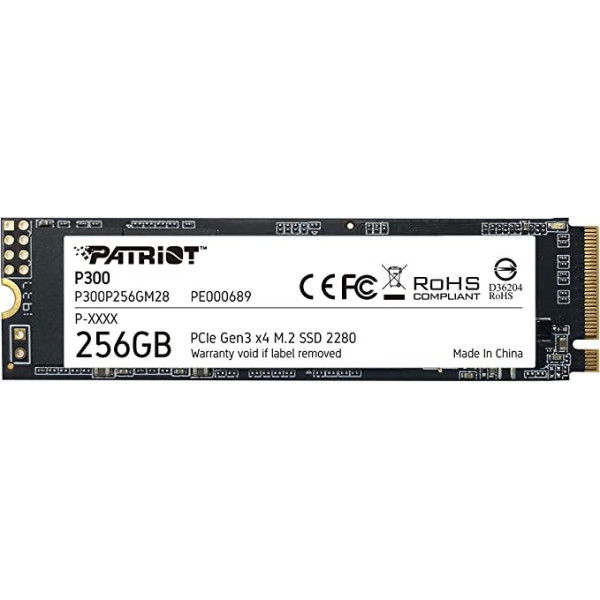 Patriot P300 256GB M.2 2280 PCIE SSD