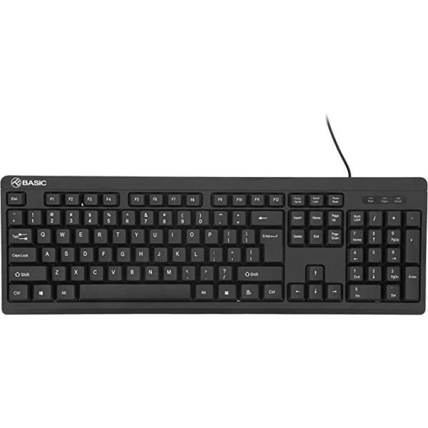 Wired Keyboard, US, USB Cable 1,35 m