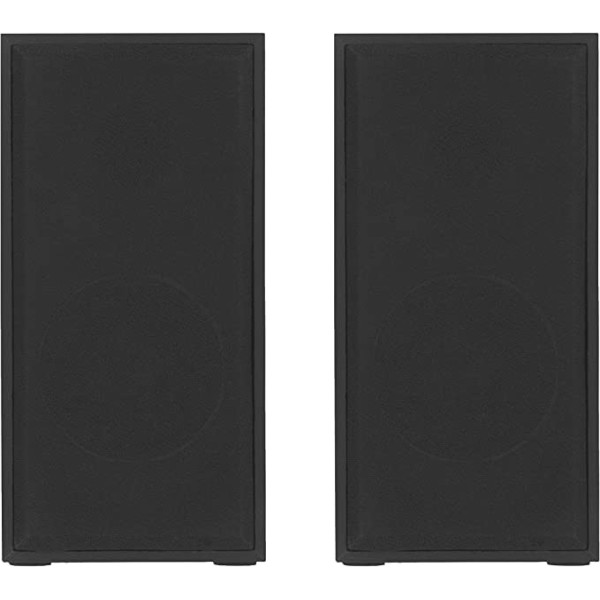 Basic 2.0 Speakers, 6W, USB/Jack, Wooden case, Black
