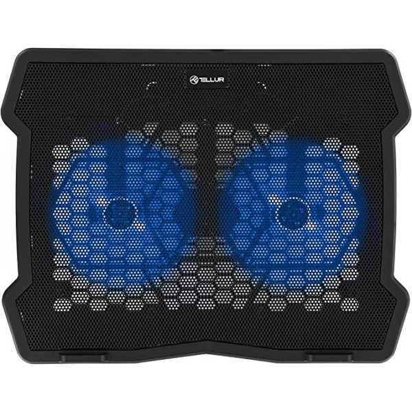Cooling Pad Tellur Basic, 15.6″, 2 Fans, 26dBA, 1200RPM