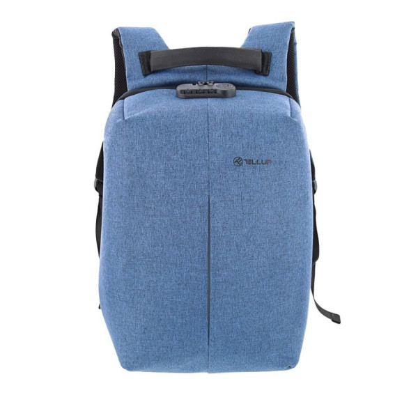 Travel Laptop Backpack USB, 15.6″ - Blue