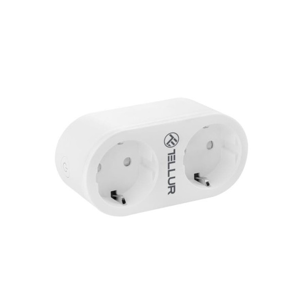 Tellur WiFi Smart AC Socket, 2 Ports, 3680W, 16A
