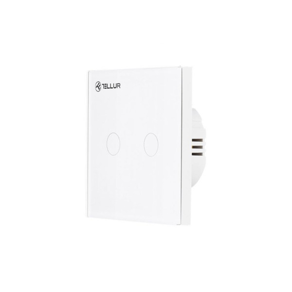 Tellur Smart WiFi Switch , 2 Ports, 1800W, 10A, White